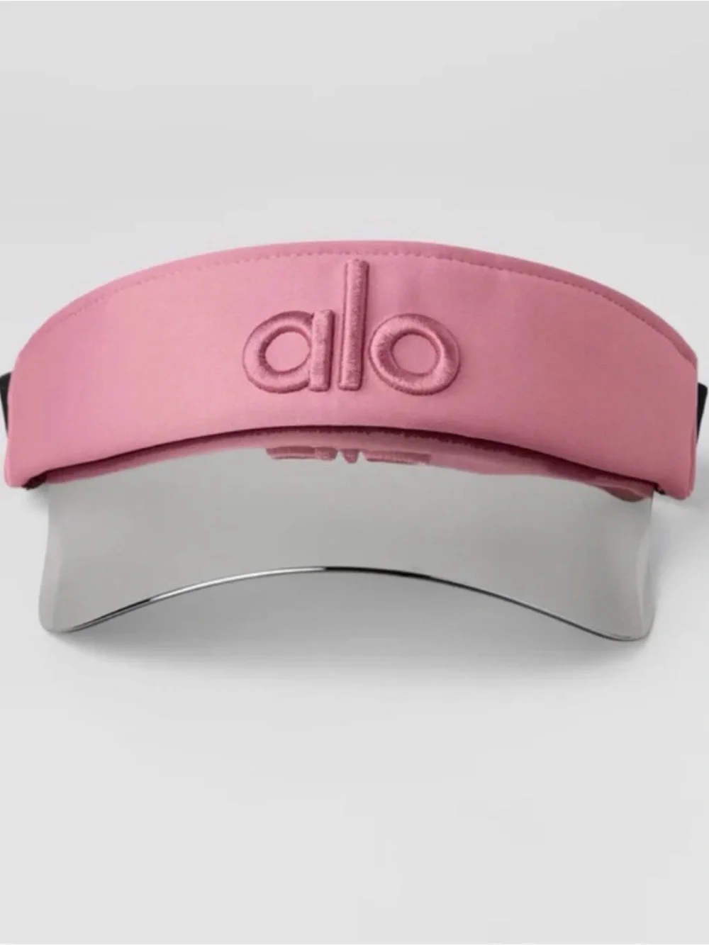 alo Pink wild rose Visor with Clear Shield